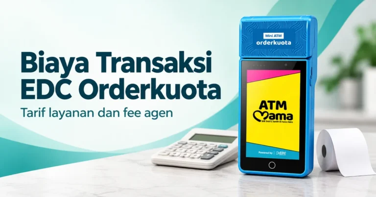 Biaya Transaksi EDC Orderkuota: Tarif Layanan dan Fee Agen