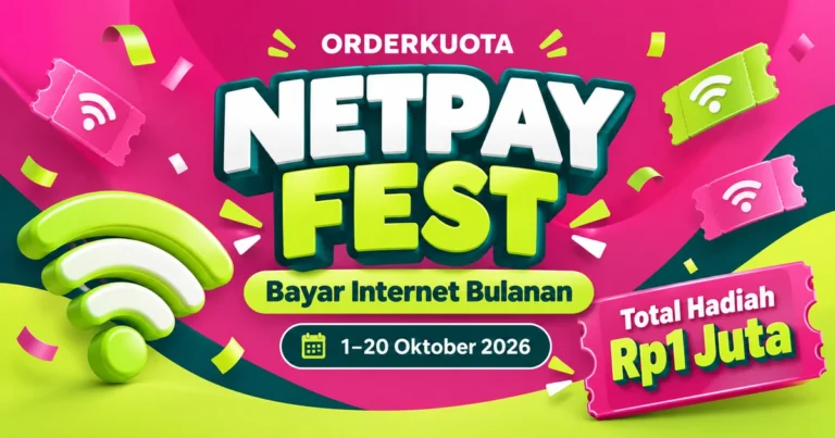 NETPAY FEST Orderkuota Oktober 2026: Total Hadiah Rp1 Juta